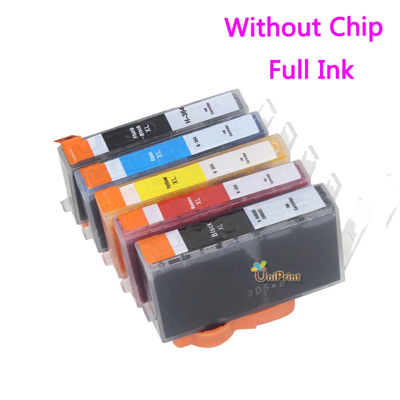 Картридж с чернилами для HP 564 364 178 862 B8550 B8553 C6300 C6380 C6383 D5460 D5463 D7560 без чипа полными 10