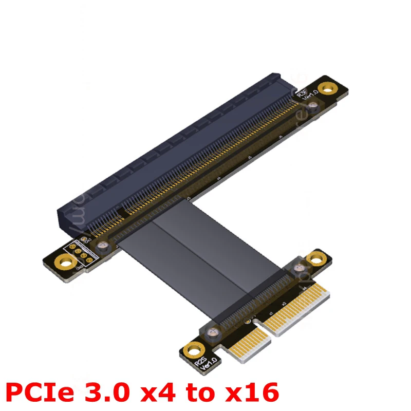 Удлинительный кабель PCIe 3 0x4 на x16 32G/bps PCI-E 4x 16x GTX1080Ti графический SSD RAID-карта