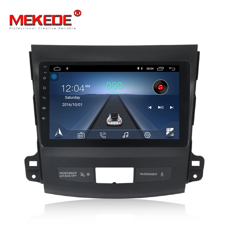 MEKEDE автомобильное радио dvd мультимедиа 9 &quotAndroid 8 1 для Mitsubishi Outlander 2006 2014 Peugeot 4007/Citroen