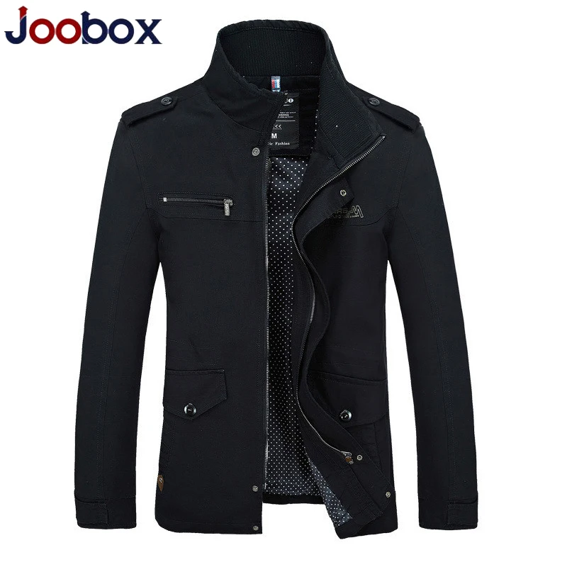 Мужская куртка облегающая высокого качества на молнии теплая для зимы и осени M