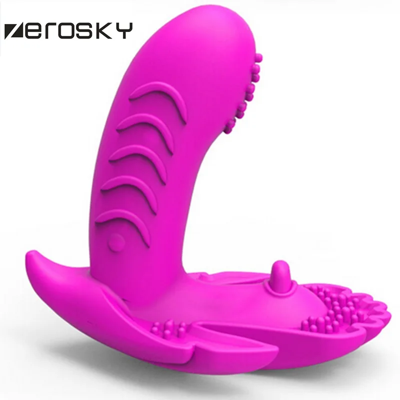 Zerosky без бретелек Страпон вибратор секс игрушки для женщин USB Перезаряжаемый