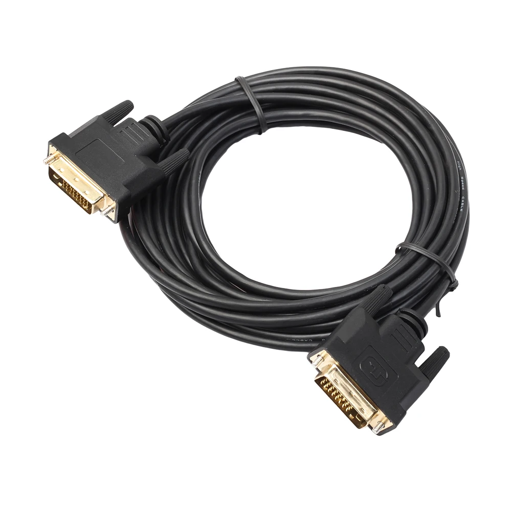 1M 1.8M 3M 5M Digital Monitor DVI D to DVI-D Gold Male 24+1 Pin Dual Link TV Cable optical 1080P cable For TFT Monitor FW1S images - 6