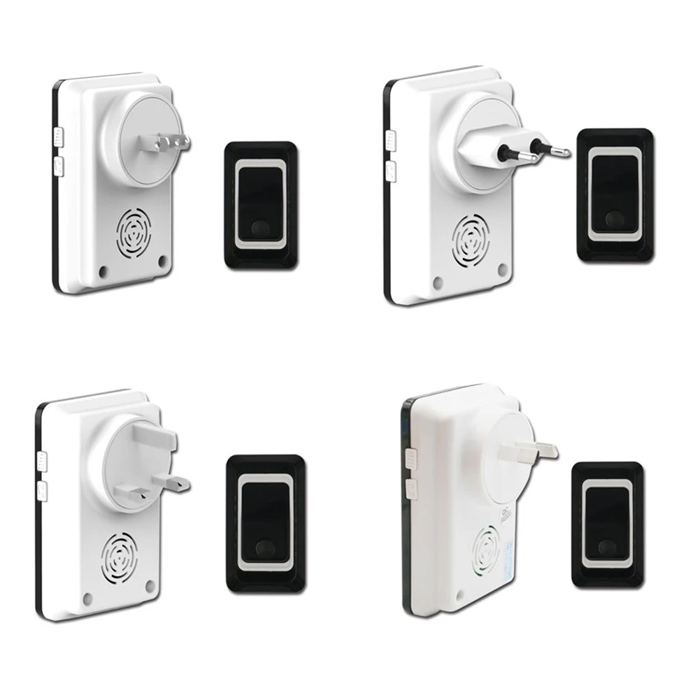 Горячий беспроводной дверной звонок EU/US/AU/UK штекер Водонепроницаемый с