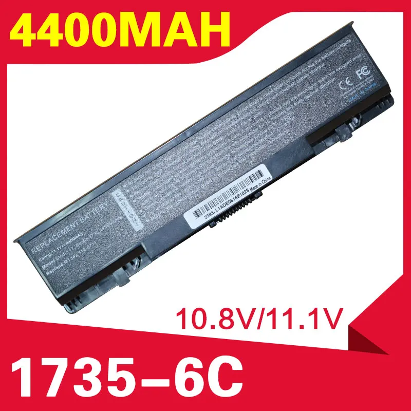 

ApexWay 4400mAh 11.1V Battery For dell Studio 1735 1737 312-0708 312-0711 312-0712 KM973 KM974 KM978 MT335 MT342 PW823 PW824