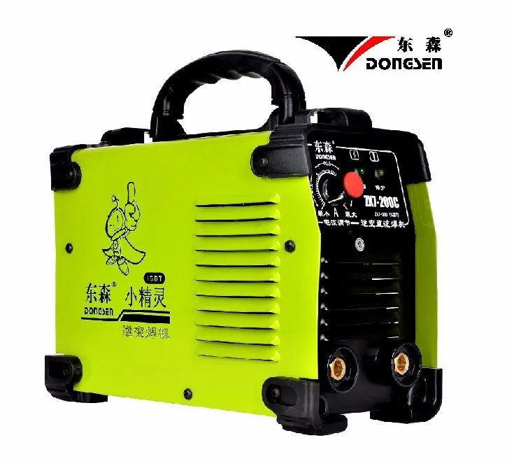 Прямая Горячие IGBT DC MMA дешевые маленькие портативные сварочные машины ZX7-200 с полным аксессуаром 2 шт 5% скидка