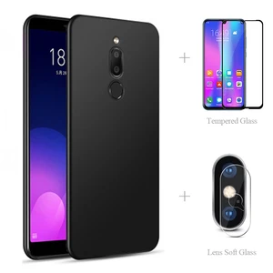matte back cover case full tempered glass camera protector for meizu 17 pro note 9 x8 m8 lite 16th plus 16x 16 16xs 15 m 8 x free global shipping