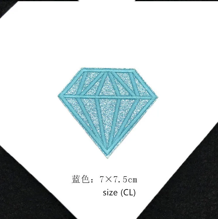 New arrival 20 pcs sparkle shape Embroidered patches iron on Jeans coat tshirt bag dress decor repair Motif accessory diy | Дом и сад