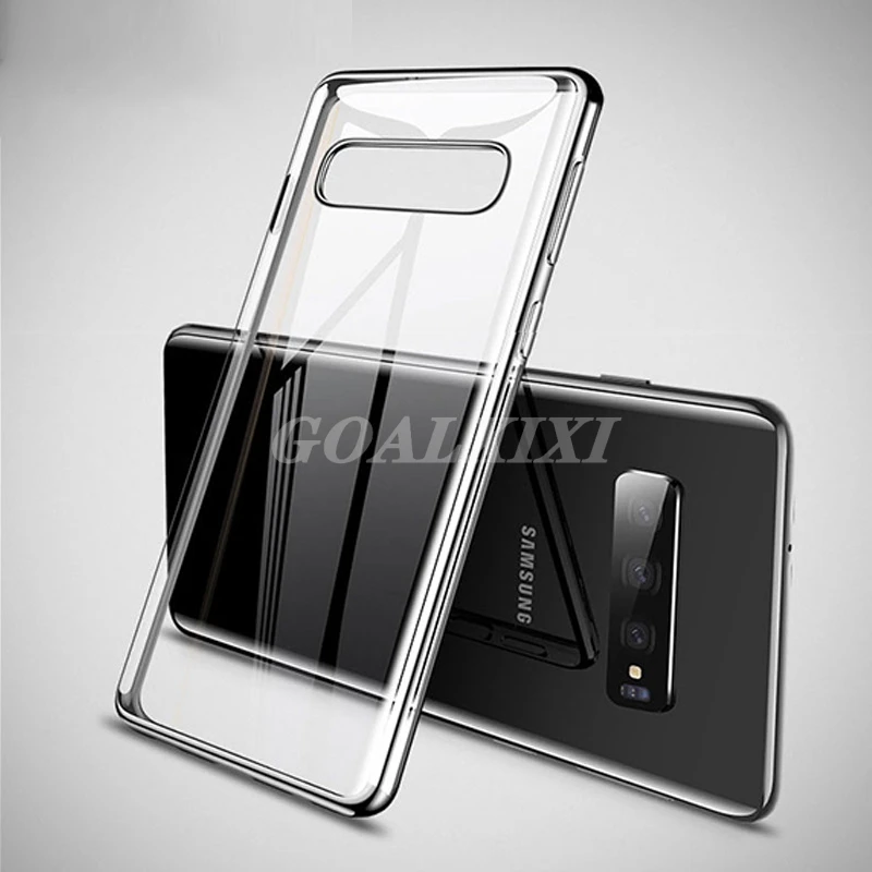 Роскошный силиконовый чехол для телефона samsung Galaxy S10 мягкий ТПУ ультра тонкий