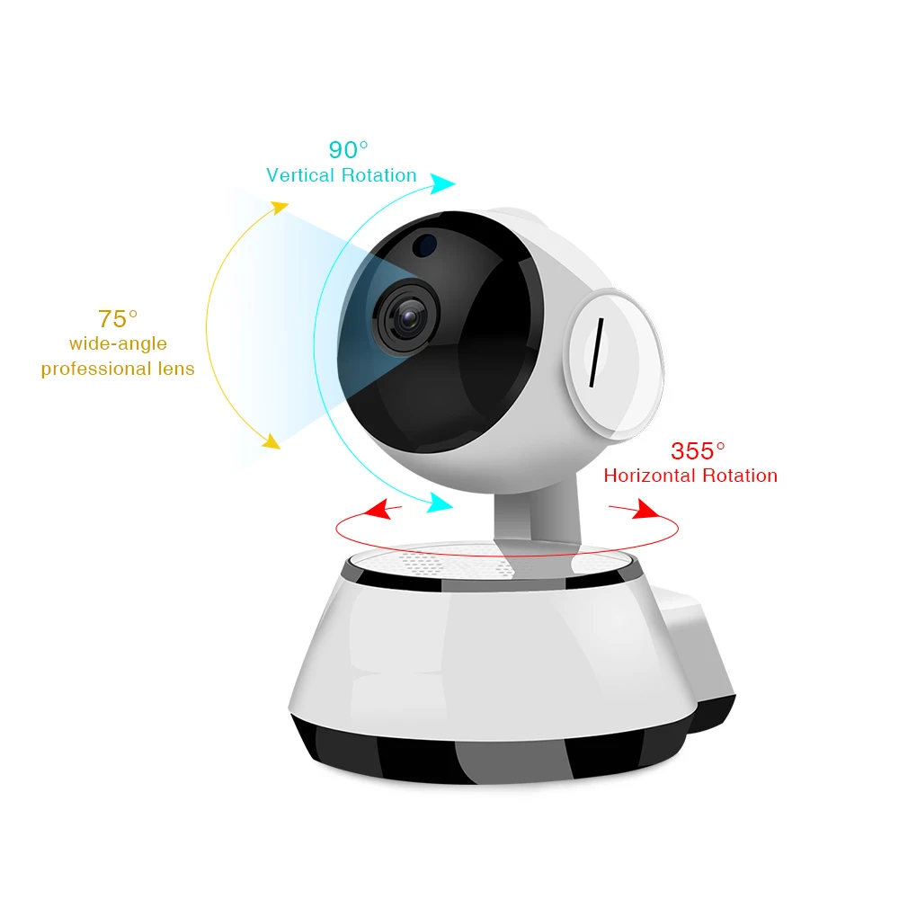 Wifi Ip камера 720p беспроводная IP домашняя безопасности камеры наблюдения ночного