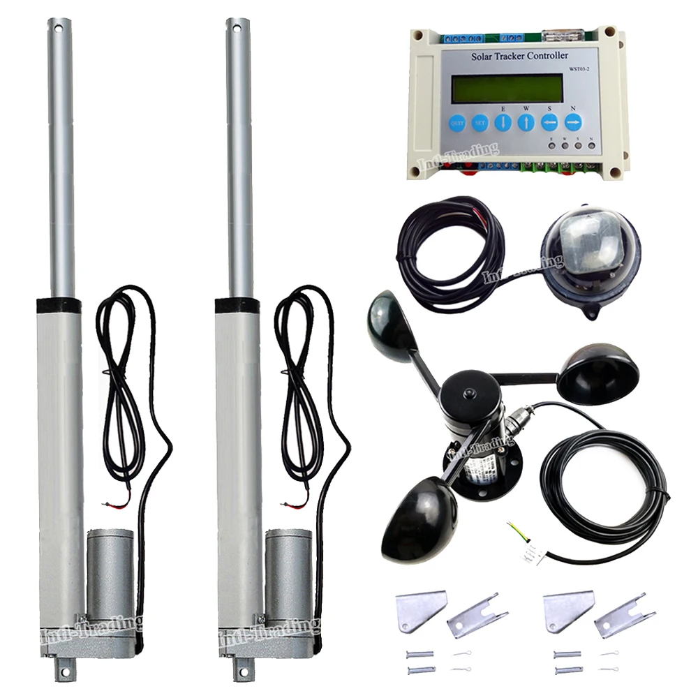 Полный Φ 8 &quotдвигатель постоянного тока с линейным приводом + ЖК контроллер