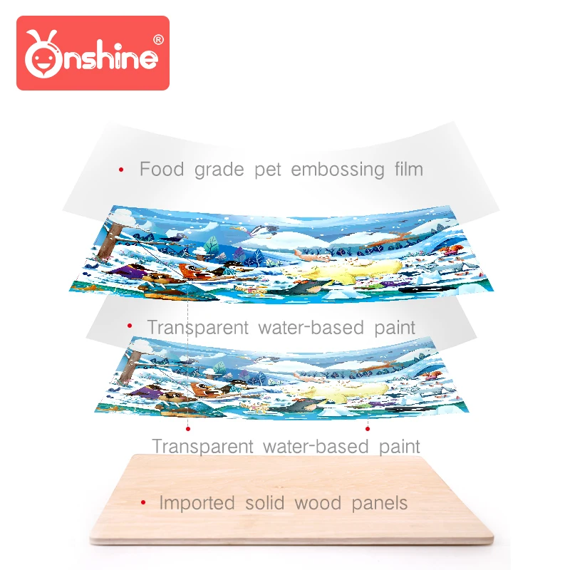 Onshine деревянные головоломки Животные игры детские для образования деревянная