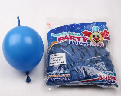 100pcs/lot 6 inch tail anniversary party balloons decoration birthday toys line blobos standard colors | Дом и сад
