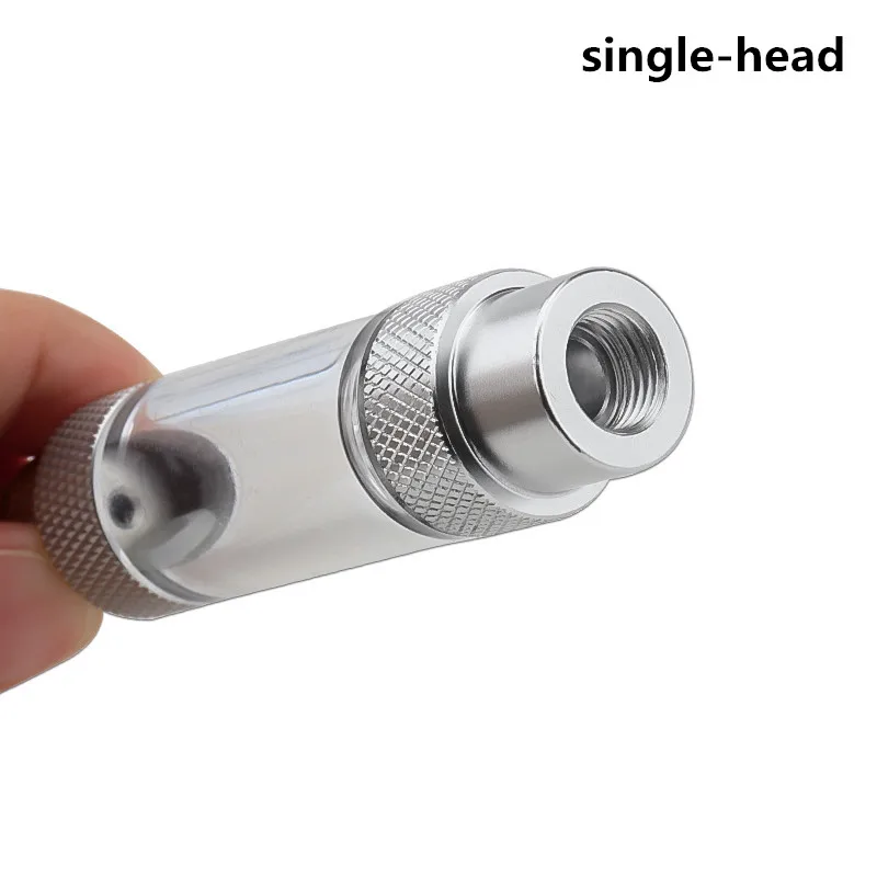 

1PC CO2 Bubble Counter Check Valve,New Aquarium CO2 Regulator Diffuser,Prevent Backflow, Aluminum Single/Dual Head for Choose