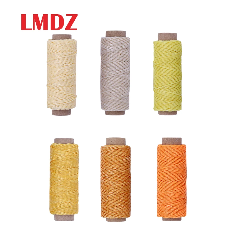 LMDZ 7 цветов 150D 50 м кожа швейная вощеная нить шнур для кожаного ремесла DIY кожаные