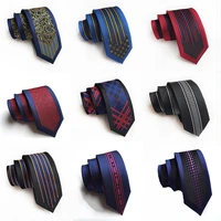 new arrival mens ties 6cm skinny silk tie casual fashion british style wedding narrow necktie gifts for men