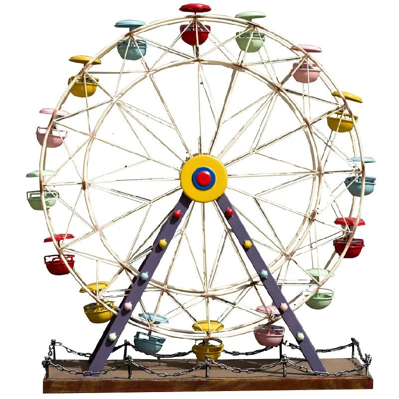 Колесо обозрения в американском ретро стиле украшение для ресторана бара