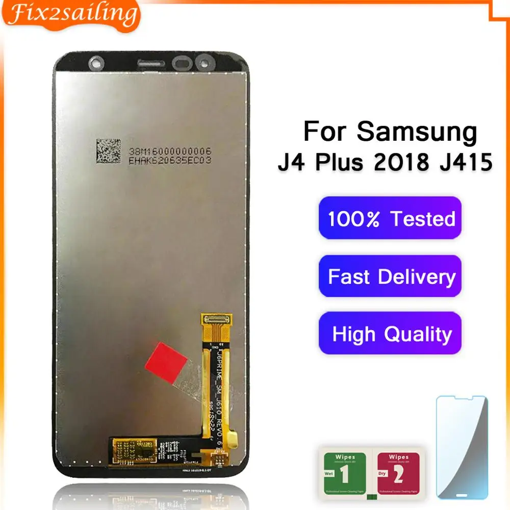 ЖК дисплей для samsung Galaxy J4 + 2018 Plus J415 J415F J415G J415M J415FN сенсорный экран дигитайзер