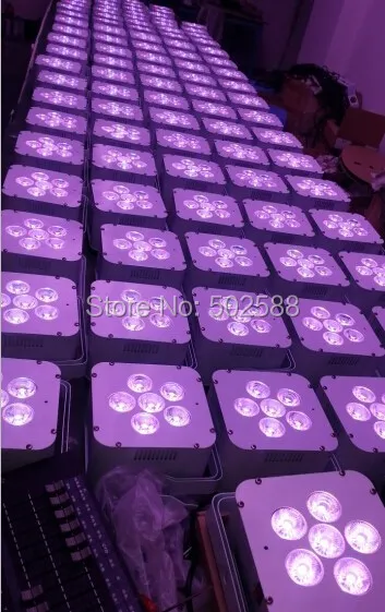 Оптовая продажа 6в1 RGBAW + UV пульт дистанционного управления 2 4g беспроводной dmx512