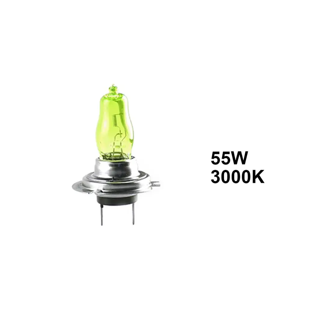 55W 3000K Галогенная лампа MeeToo 12V 55 W/100 W 6000K 3000K H4 P43T H4, Автомобильная галогенная лампа дальнего и ближнего света, супер белая, желтая, автомобильная фара - Испускаемый цвет: 55W 3000K