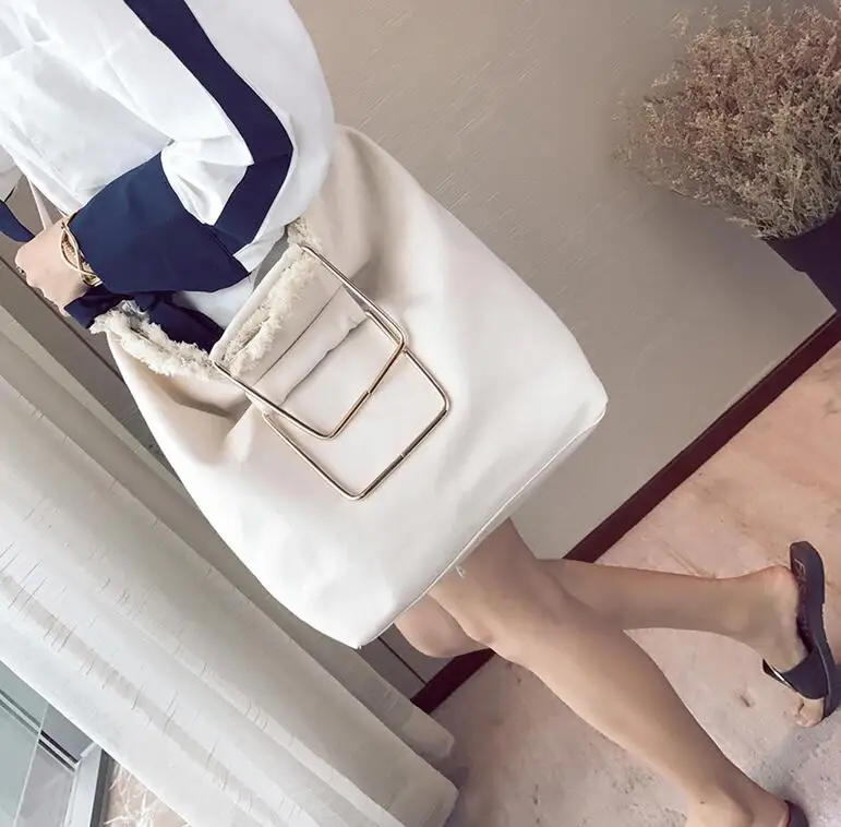 Anawidare Женская Повседневная сумка холщовая большая летняя пляжная через плечо