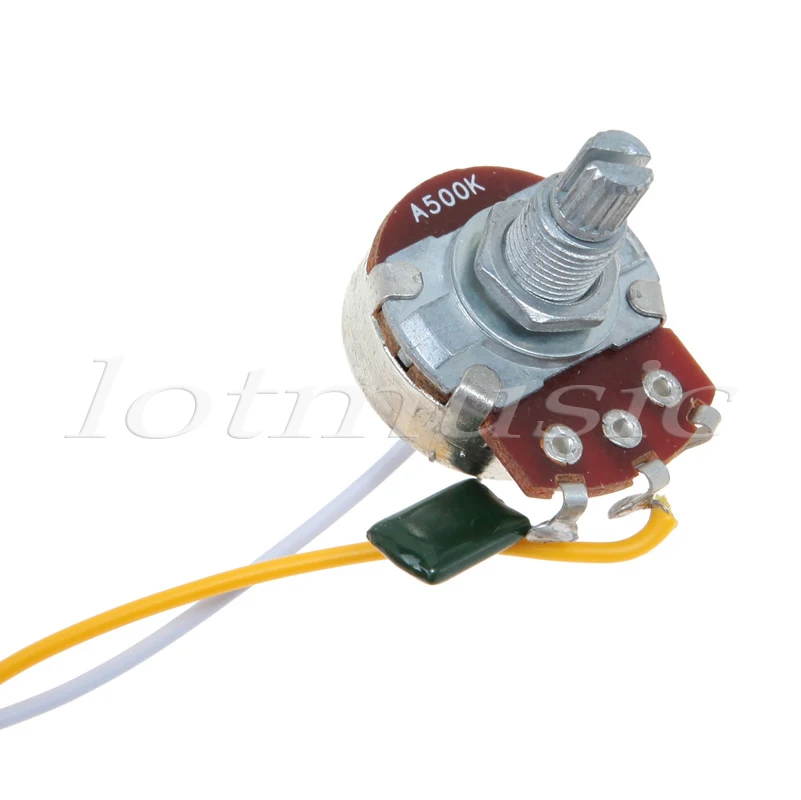 2 комплекта жгут проводов для гитары с двумя захватами 3 ходовой переключатель 500K