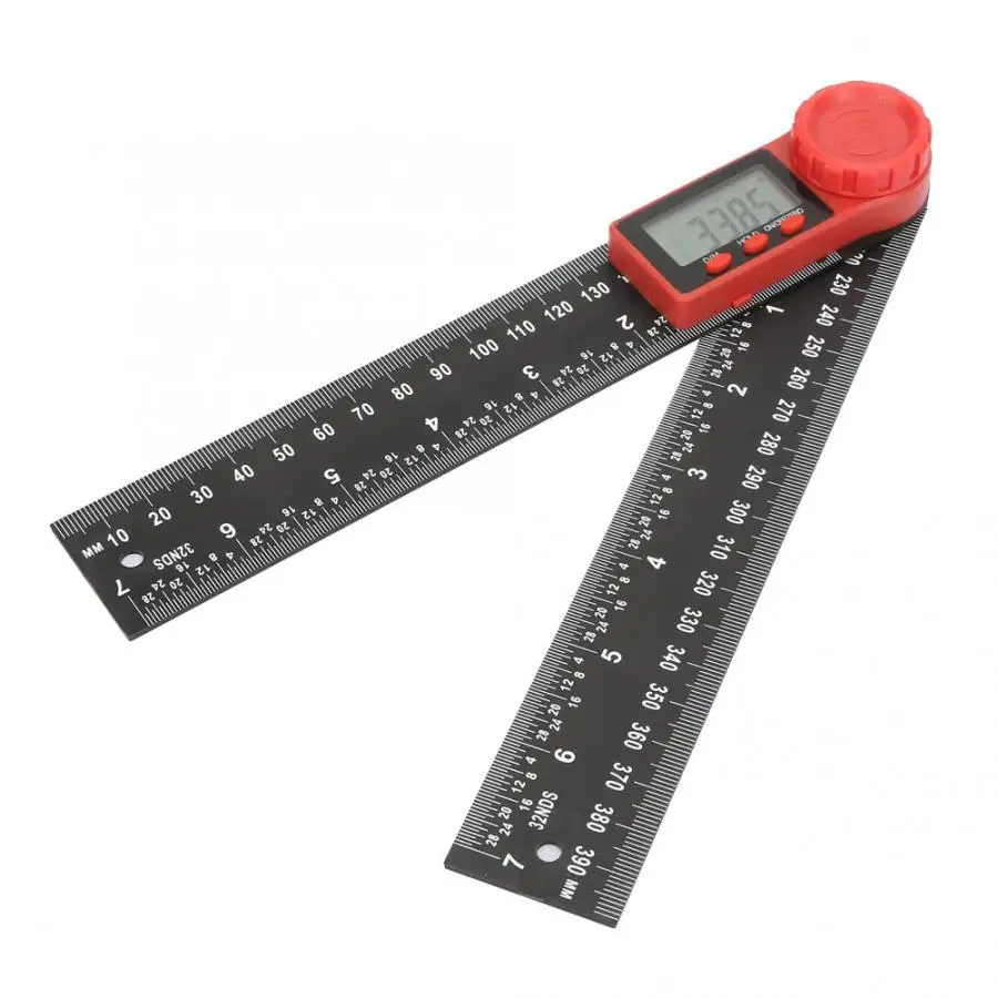 Angle Finder Ruler Carbon Fibre Multi-function Digital Protractor 360 Degrees 200mm | Инструменты