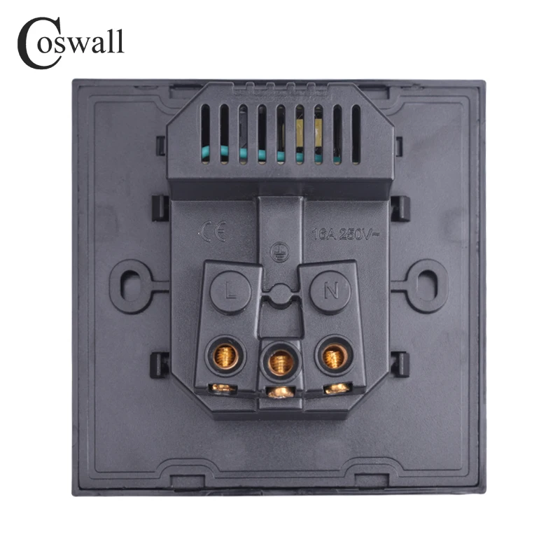 Coswall двойной usb-порт для зарядки 5 в 2 1 а светодиодный индикатор 16А настенная
