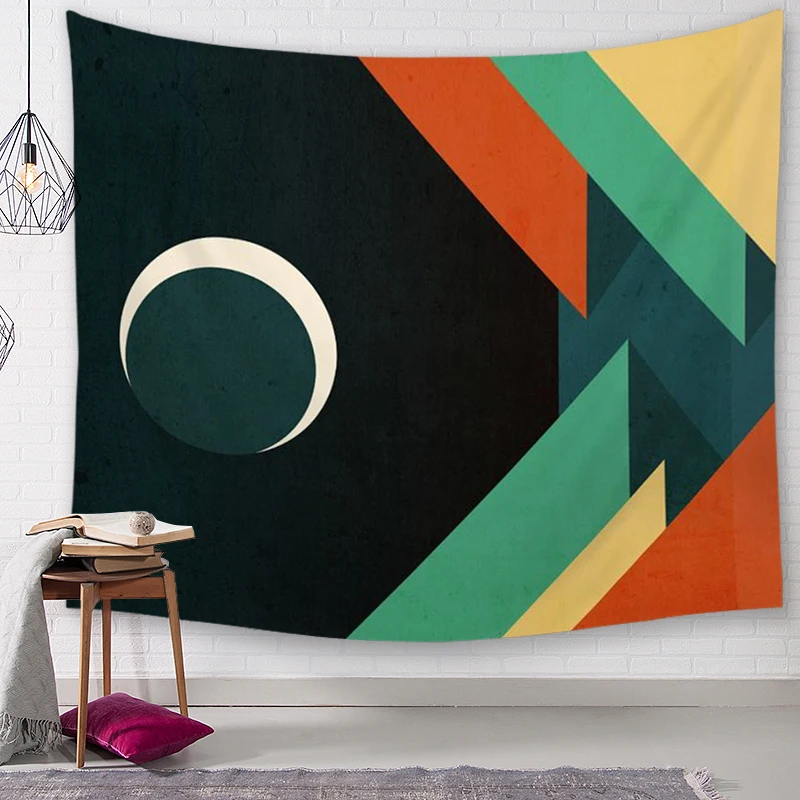 Гобелен в скандинавском стиле HD геометрический тканевый Настенный декор