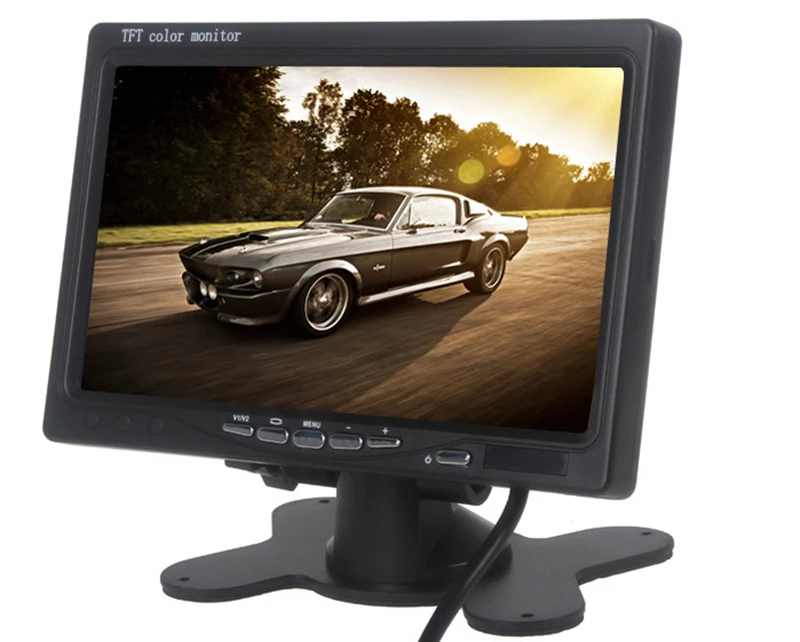 ЖК-дисплей 7 дюймов Автомобильный монитор и HD Камера съемкой от первого лица 5 8