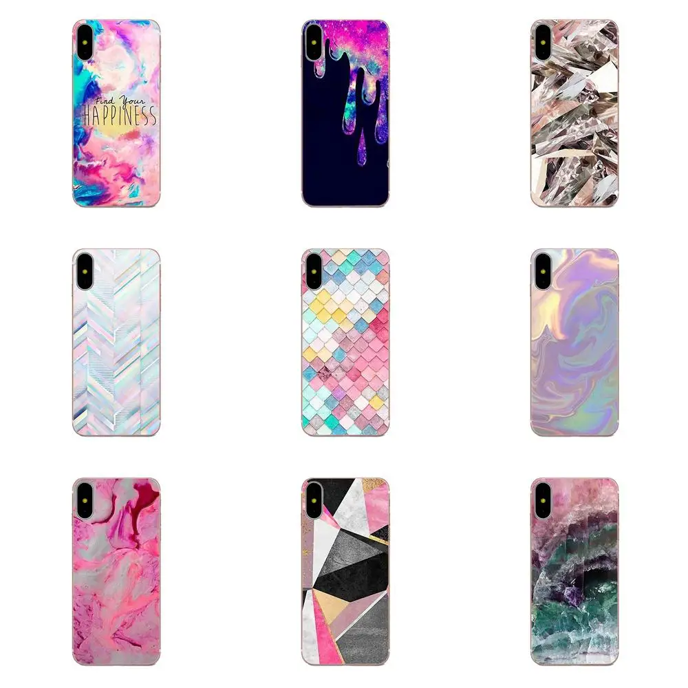 Для Apple iPhone 4 4S 5 5C 5S SE 6 6S 7 8 Plus X XS Max XR хит продаж модный дизайн кварцевый кристалл