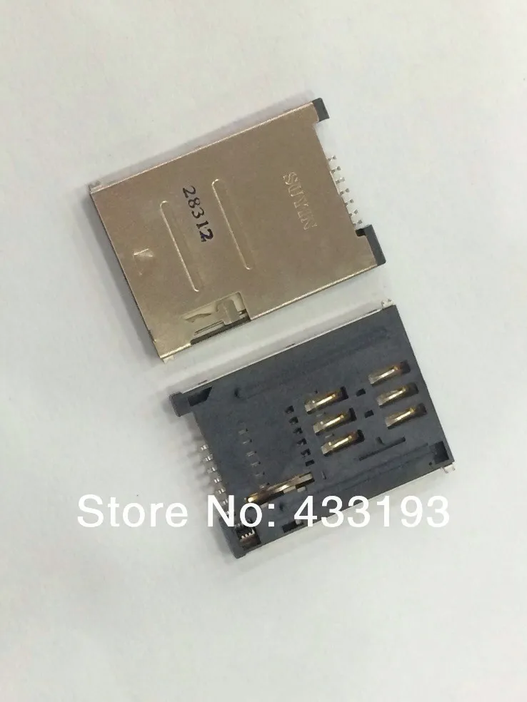 Оригинальная sim-карта памяти suyin, модель 7p, корпус 254070fb007s222zl 10 шт./лот