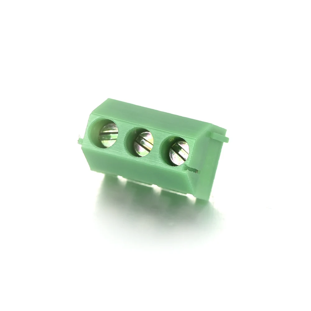 Высокое качество 50 шт. 10A 300 В 3 96 мм 2/3P PCB клеммный Винт Блок разъем мини