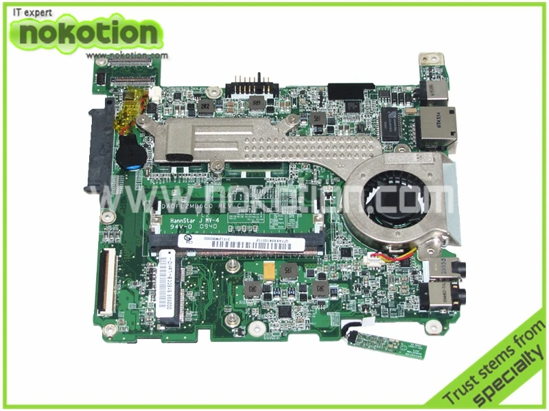 Материнская плата NOKOTION DA0FL2MB6C0 REV C для LENOVO ideapad S10 3T планшета ноутбука DDR2