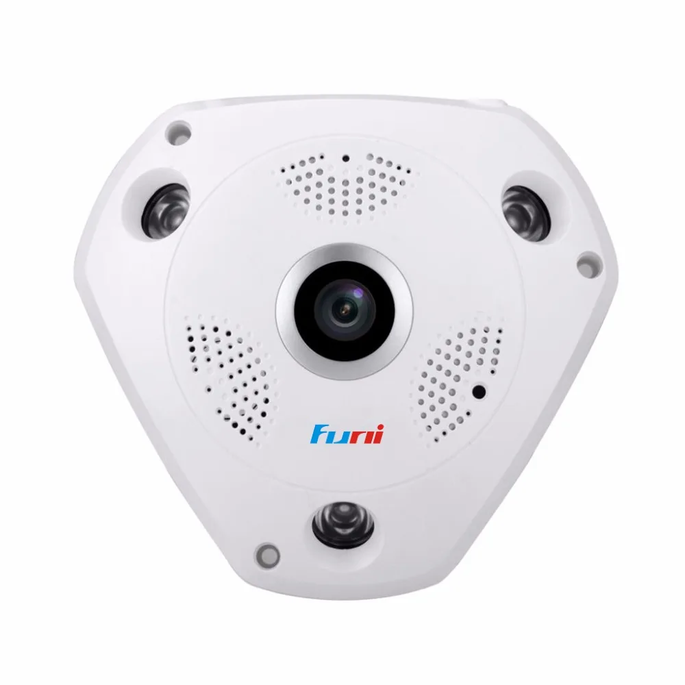 Фуни vrc 3605a 960 P VR Беспроводной IP Камера сети Wi Fi Fisheye 1.44 мм 360 S видеонаблюдения cam