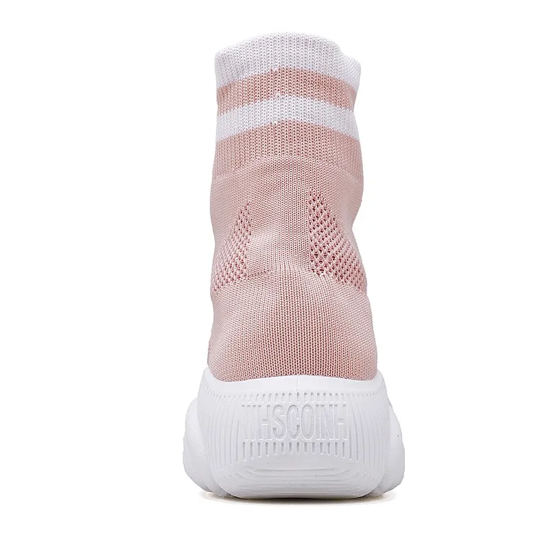 Женские высокие кроссовки носки повседневные дышащие новинка 2019|Женские и кеды| |
