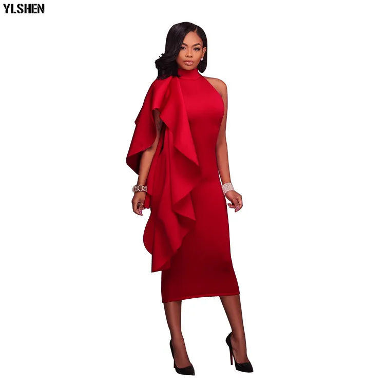New Style African Dresses for Women Dashiki Falbala Skirt Clothes Sexy Africa Dress Bazin Riche Robe Africain Clothing | Тематическая