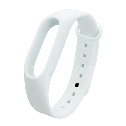 Белый COOLJIER mi band 2, ремешок на запястье, Цветной силиконовый ремешок для Xiaomi mi Band 2, аксессуары для смарт-браслета, браслет на запястье - Цвет: Белый