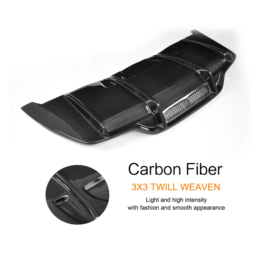 Carbon Fiber Car Rear Bumper Extension Lip Diffuser for Mercedes Benz C Class W205 C205 Coupe Only 15-17 C63 AMG S C300 | Автомобили и