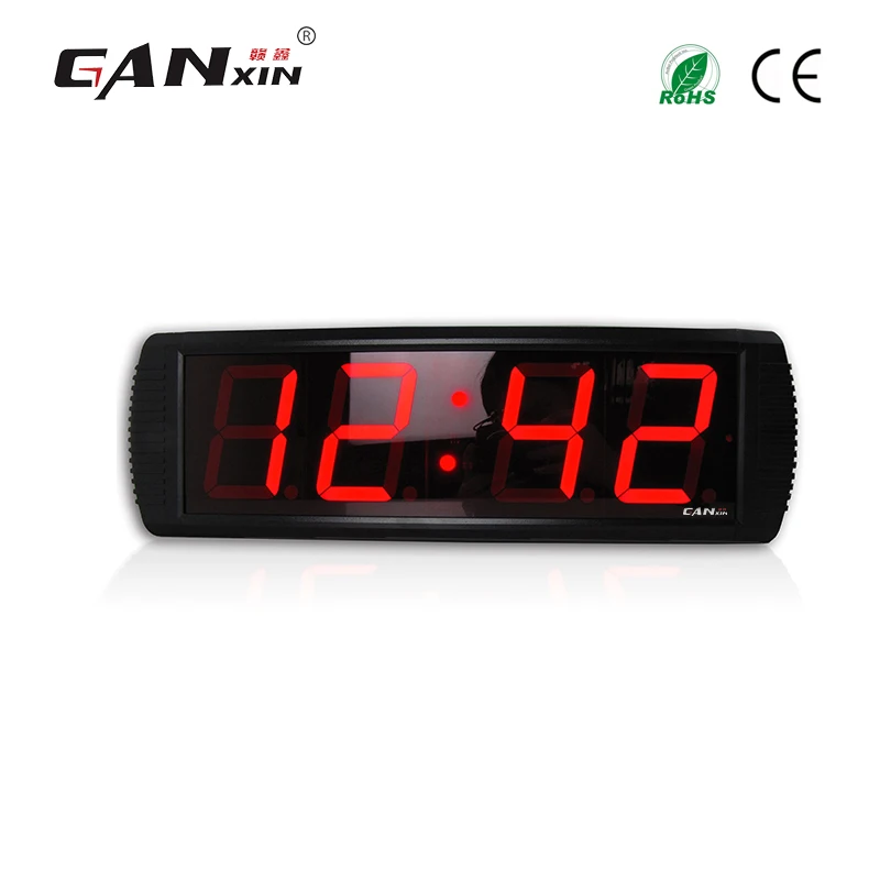[Ganxin] 4 ''большой светодиодный обратный отсчет цифровые настенные часы