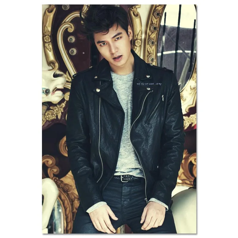 Lee Min Ho Плакат на заказ холст плакат художественная отделочная ткань для дома ткань настенный плакат печать шелковая ткань 30X45 см, 40X60 см - Цвет: Canvas Poster 17