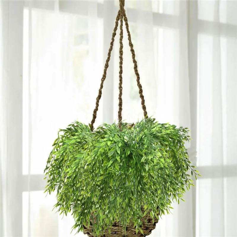Искусственные плакущие ивы пластиковые растения зелень листья поддельные Сваг