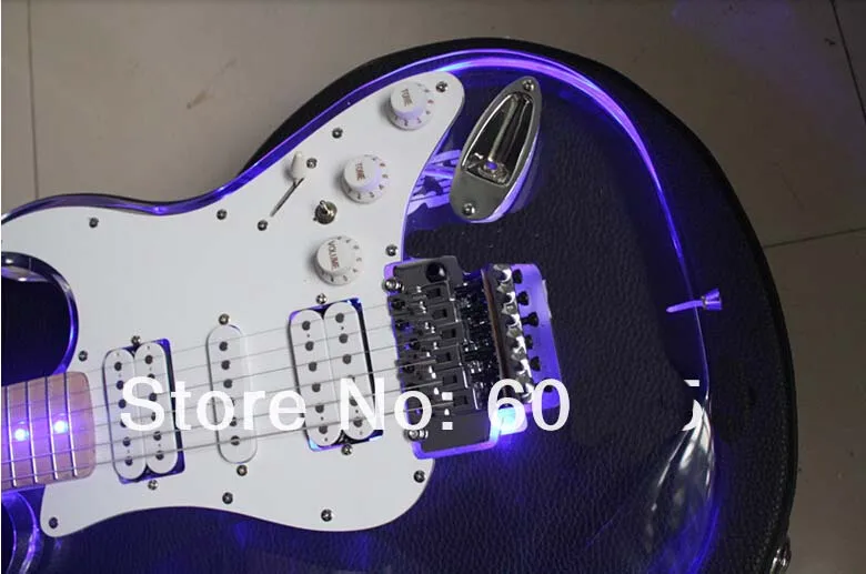 Бесплатная доставка Новый красивый кристалл акриловые F Stratocaster пользовательские