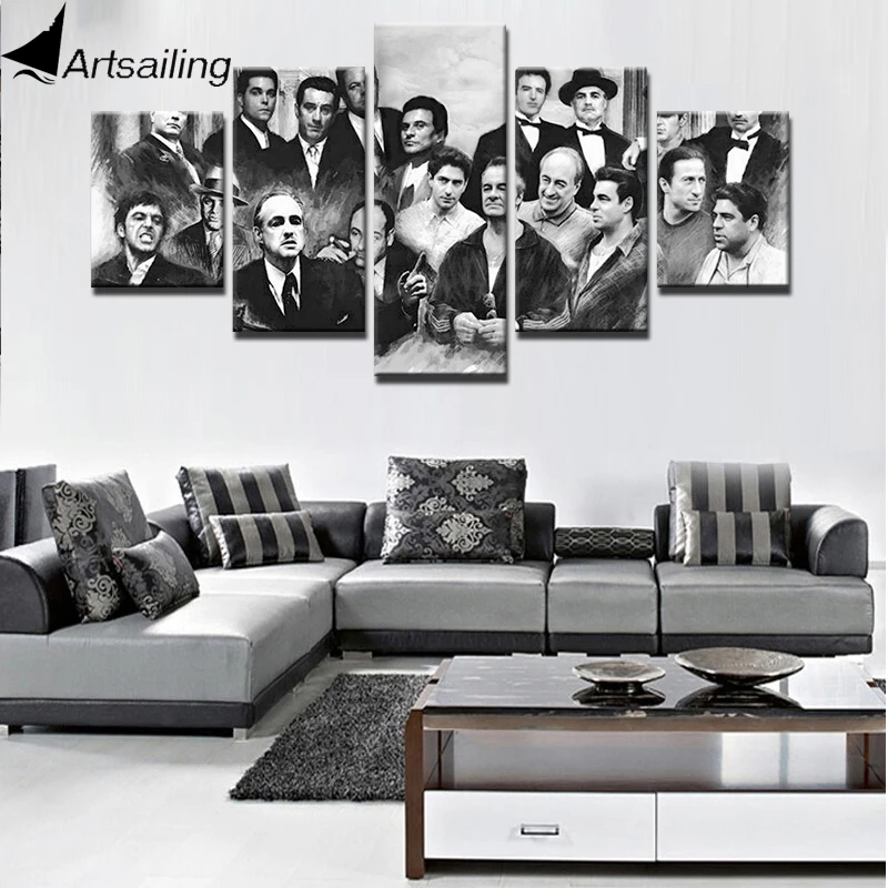 Картина на холсте крестного отца 5 шт.|canvas painting|movie postermovie posters free shipping |
