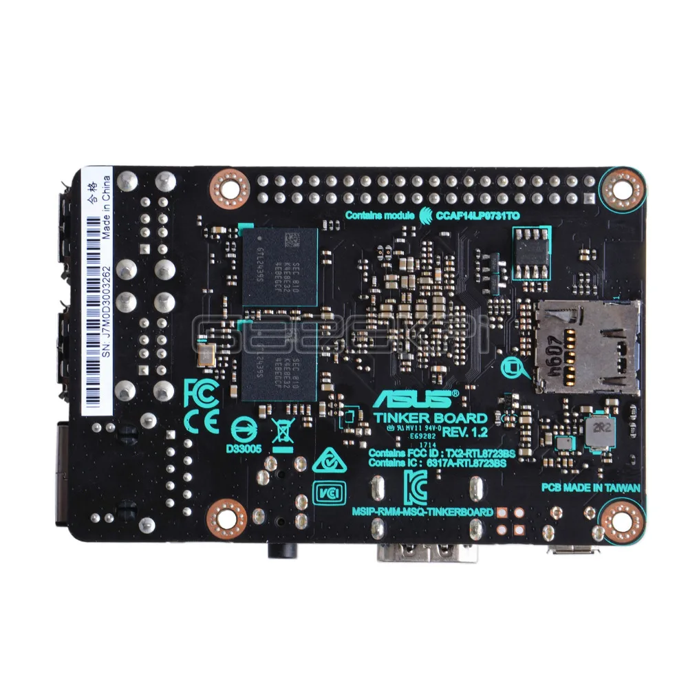 GeeekPi! Официальный ASUS SBC паяная панель RK3288 SoC 1 8 GHz 4 ядра Процессор 600 МГц Mali T764 GPU 2 GB