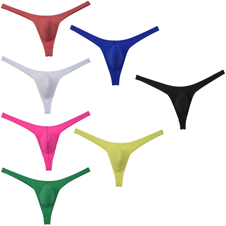 Пикантные бикини стринги для мужчин нижнее белье с мешочком модные дизайнерские