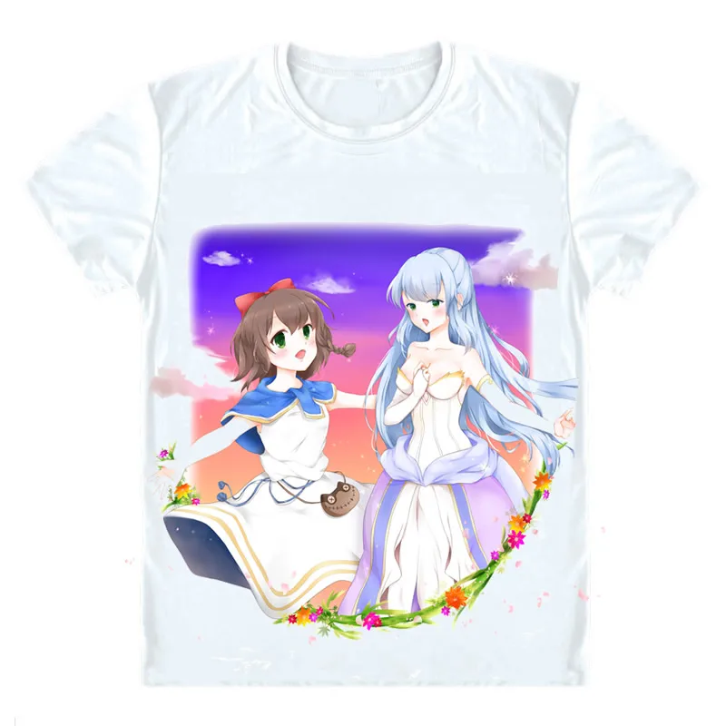 Футболки из мультфильма LOST SONG рубашки с коротким рукавом аниме Музыкальная