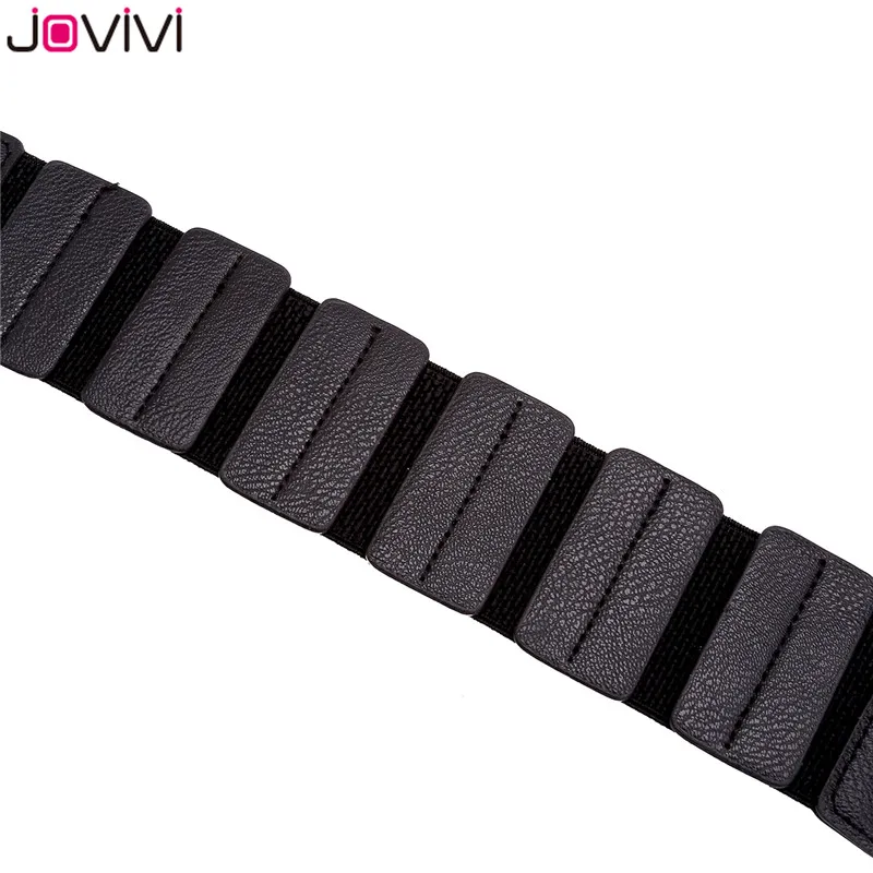 

Jovivi New Wholesale Fashion Lady Vintage Skinny Wide Elastic Cinch Women Waistband Waist Belt Decor Black / Red / Brown Color