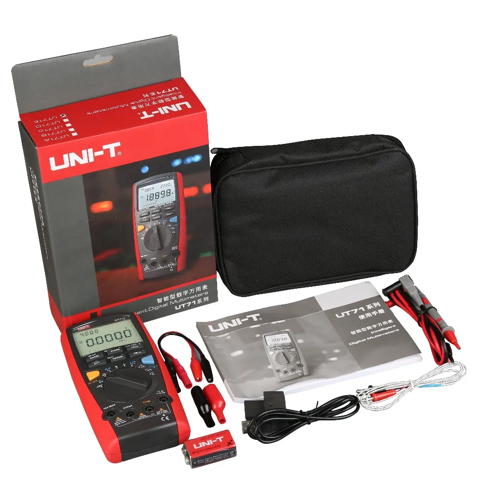 Uni t UT71E medidor DMM Volt UT 71E Auto RMS True multimetro Digital inteligente|uni-t ut71e|multimetro digitaldigital |