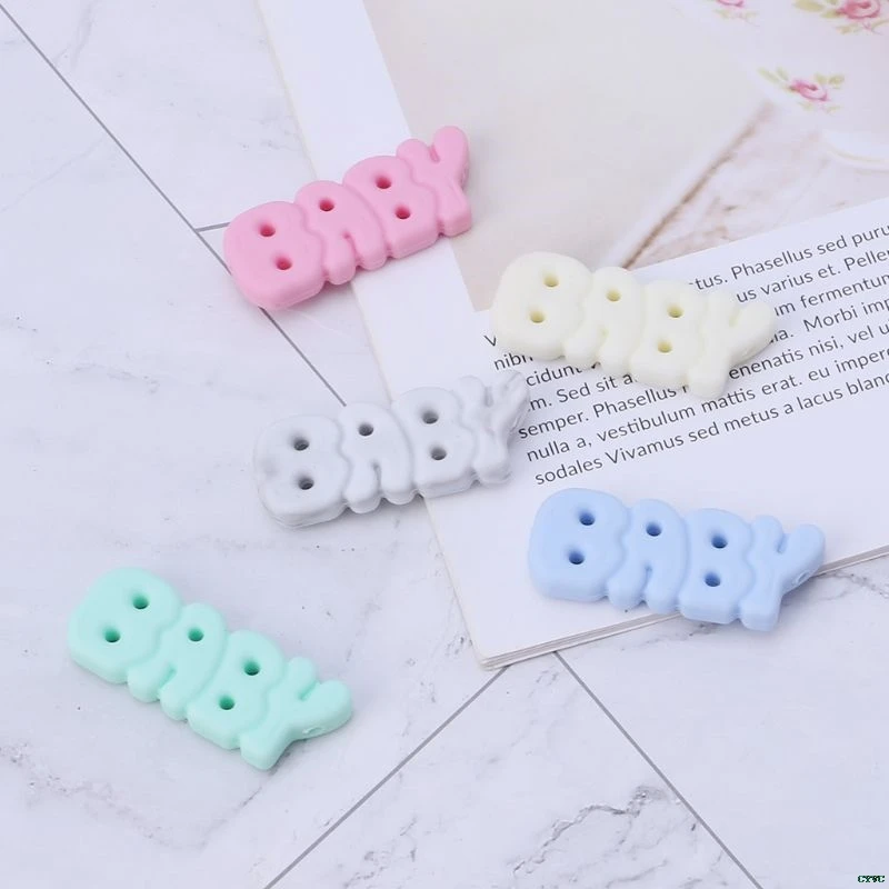 Силиконовые бусины для детского прорезывателя сделай сам ювелирные изделия