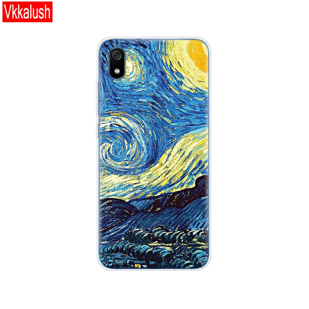 80159 Силиконовый чехол-сумка для Xiaomi Redmi 7a, чехол s, полная защита, мягкая задняя крышка из ТПУ для Redmi 7A, бампер, чехол для телефона - Цвет: 80159